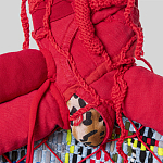 Настенный ковер разноцветный из одежды Heart варинант исполнения - 4 | Loft Concept в Перми