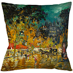 Подушка декоративная Париж Impressionism in Art варинант исполнения - 1 | Loft Concept в Перми