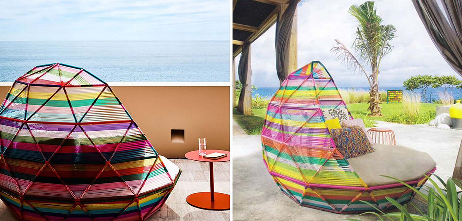 Кровать для улицы Moroso Day Bed Tropicalia Кровать для улицы Moroso Day Bed Tropicalia - Loft-Concept в Перми