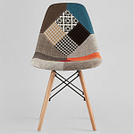 Стул с обивкой в технике пэчворк DSW варинант исполнения - 2 | Loft Concept в Перми