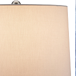 Настольная лампа керамическая с бело-синими мазками Painterly Strokes варинант исполнения - 2 | Loft Concept в Перми