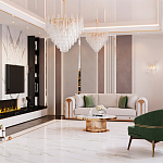 Бра с подвесками из рифленного стекла в форме капель Textured Glass варинант исполнения - 4 | Loft Concept в Перми