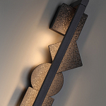 Бра вертикальное с черными кругами и квадратами Gravyura варинант исполнения - 2 | Loft Concept в Перми