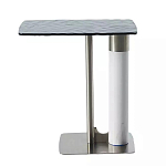 Дизайнерский журнальный стол с прямоугольной рельефной столешницей Nord варинант исполнения - 1 | Loft Concept в Перми