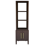 Этажерка Primo с тумбой шпон темный орех варинант исполнения - 1 | Loft Concept в Перми