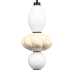 Подвесной светильник фигурный с керамическими элементами Light Fragrant варинант исполнения - 4 | Loft Concept в Перми