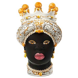 Ваза Vase Moro Lady Ornate Orange