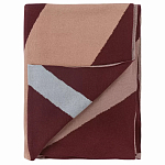 Плед из хлопка с геометрическим рисунком Elan Stripe Addison варинант исполнения - 1 | Loft Concept в Перми