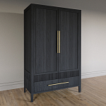 Шкаф платяной Primo с выдвижными ящиками шпон Светлый дуб варинант исполнения - 3 | Loft Concept в Перми