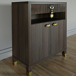 Комод Elsa Dreams Walnut Двухстворчатый  варинант исполнения - 3 | Loft Concept в Перми