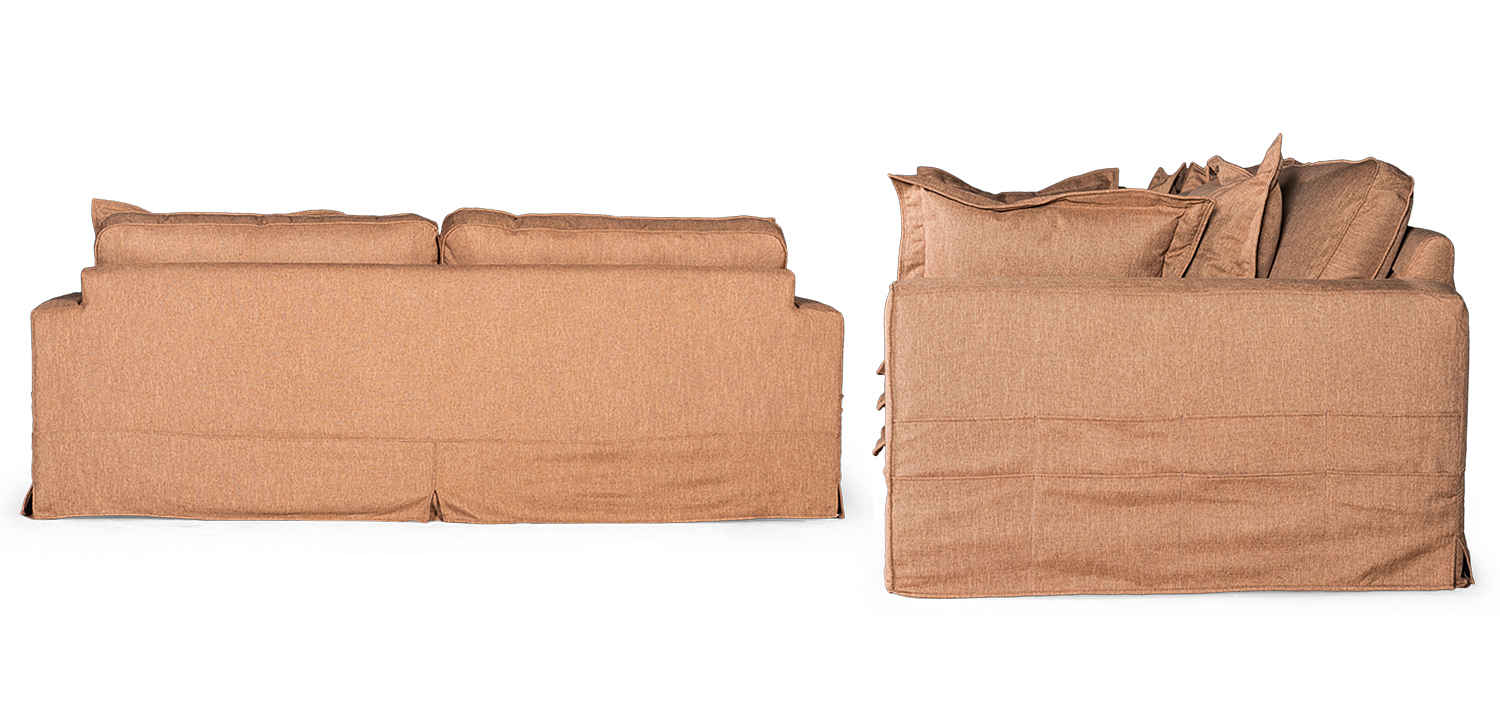 Диван Evelyn Textile Brown Sofa Диван Evelyn Textile Brown Sofa - Loft-Concept в Перми