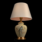 Настольная лампа бежевая с изображением птиц Slip Away варинант исполнения - 4 | Loft Concept в Перми