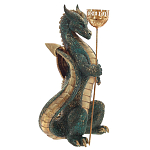 Подсвечник в виде дракона Dragon Candlestick Red Gold Blue Green варинант исполнения - 4 | Loft Concept в Перми