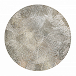 Кофейный столик с рельефной столешницей из металла Aplika Silver варинант исполнения - 3 | Loft Concept в Перми