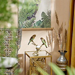 Подсвечник с двумя попугаями из фарфора на бронзовой ветке Eden Garden варинант исполнения - 6 | Loft Concept в Перми