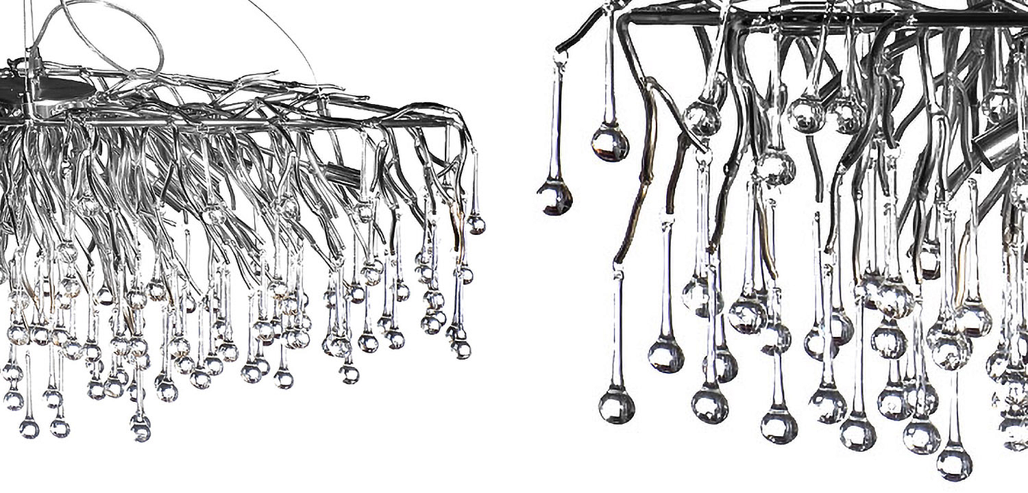 Люстра Droplet Chrome Chandelier Люстра Droplet Chrome Chandelier - Loft-Concept в Перми