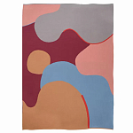 Плед из хлопка с абстрактным принтом Elysian Flow Ember варинант исполнения - 1 | Loft Concept в Перми