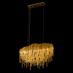 Люстра подвесная с металлическими цепочками и изогнутыми металлическими дугами 72 см Atlantis Chain варинант исполнения - 15 | Loft Concept в Перми