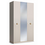 Шкаф трёхдверный с 1-ой зеркальной дверью Satin Furniture варинант исполнения - 1 | Loft Concept в Перми