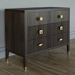 Бельевой Комод с 4 ящиками Elsa Dreams Walnut варинант исполнения - 1 | Loft Concept в Перми