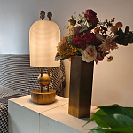 Настольная лампа в виде фонаря с белым фактурным абажуром Echoes of Light варинант исполнения - 4 | Loft Concept в Перми