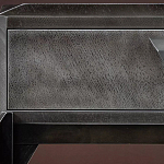 Консоль прямоугольная серая с 4-мя выдвижными ящиками Grany варинант исполнения - 4 | Loft Concept в Перми