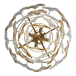 Люстра конусообразная с цветочными мотивами Light Floral Glow варинант исполнения - 6 | Loft Concept в Перми