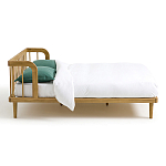 Кровать из массива дуба с пружинным блоком Mateta варинант исполнения - 3 | Loft Concept в Перми