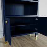 Книжный Стеллаж Elsa Dreams Blue с задней стенкой варинант исполнения - 3 | Loft Concept в Перми