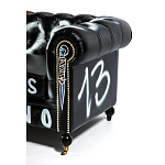 Диван Честерфильд граффити graffiti Orange Sofa натуральная кожа варинант исполнения - 10 | Loft Concept в Перми