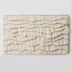 Светло-Бежевое Панно из нитей White Landscape Wall Hanging варинант исполнения - 4 | Loft Concept в Перми