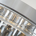 Потолочный светильник для ванных комнат с круглым стеклянным плафоном и тремя лампами Quoizel варинант исполнения - 8 | Loft Concept в Перми