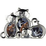 Фоторамка детская Childhood Corner Three cats варинант исполнения - 1 | Loft Concept в Перми