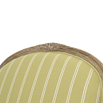 Кресло Ava Classical Armchair green striped flax варинант исполнения - 4 | Loft Concept в Перми