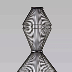 Торшер светодиодный с плетеным металлическим каркасом Metal Interweaving варинант исполнения - 3 | Loft Concept в Перми