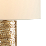 Настольная лампа золотая с цилиндрическим абажуром Golden Mosaic варинант исполнения - 1 | Loft Concept в Перми