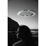 Люстра круглая с прозрачной хрустальной рамкой Maude Crystal Light варинант исполнения - 14 | Loft Concept в Перми