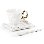 Кофейная пара Seletti I-Coffee Gold варинант исполнения - 1 | Loft Concept в Перми