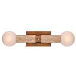 Бра цилиндрической формы с 2-мя плафонами белого цвета Marble Glow варинант исполнения - 3 | Loft Concept в Перми