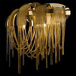 Бра с металиическими цепочками и дугообразными элементами Atlantis Chain варинант исполнения - 10 | Loft Concept в Перми