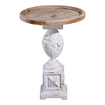 Приставной столик с резным античным узором Antique Engraving варинант исполнения - 1 | Loft Concept в Перми