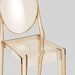 Прозрачный стул с янтарным оттенком LOUIS GHOST CHAIR варинант исполнения - 7 | Loft Concept в Перми