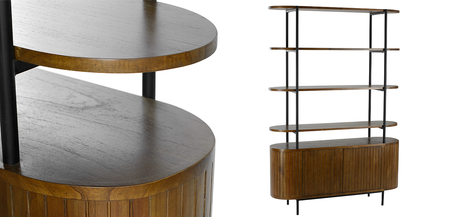 Стеллаж Rockwell Wood Rack Стеллаж Rockwell Wood Rack - Loft-Concept в Перми