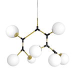 Люстра с 7-ю белыми шарообразными плафонами Natural Concepts варинант исполнения - 1 | Loft Concept в Перми