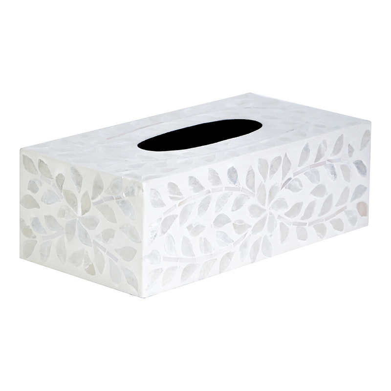 Салфетница Esmee Bone Inlay Белый Салфетница Esmee Bone Inlay Белый в Перми | Loft Concept