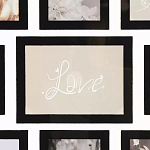 Рамка для 9-ти фотографий квадратная Moment Forever варинант исполнения - 3 | Loft Concept в Перми