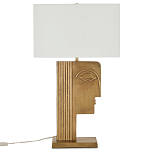 Настольная лампа с прямоугольным белым абажуром Skillful Face варинант исполнения - 5 | Loft Concept в Перми