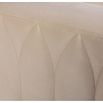 Кресло велюровое бежевое Cubic Silhouette варинант исполнения - 4 | Loft Concept в Перми