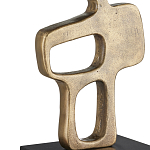 Настольная лампа с фигурным каркасом и прямоугольным тканевым абажуром Brutalist Profile варинант исполнения - 1 | Loft Concept в Перми