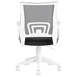 Офисное кресло с основанием из белого пластика Desk chairs Black варинант исполнения - 4 | Loft Concept в Перми